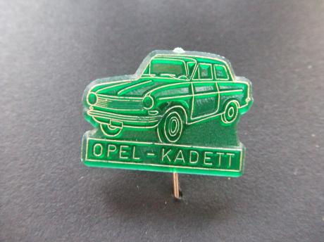 Opel Kadett A model groen oldtimer